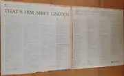 LP - Abbey Lincoln With The Riverside Jazz Stars - That's Him! - Gatefold