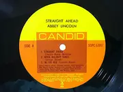 LP - Abbey Lincoln - Straight Ahead - Mono + Insert