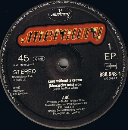 Abc - King Without A Crown