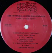 LP - Abe Horton & Harold Hausenfluck - Sweet Sunny South