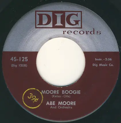 Abe Moore And Orchestra - S And J / Moore Boogie
