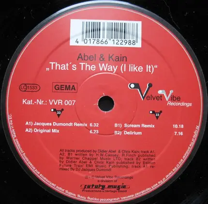 Abel & Kain - That's The Way (I Like It)
