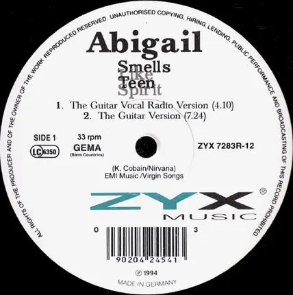 Abigail - Smells Like Teen Spirit