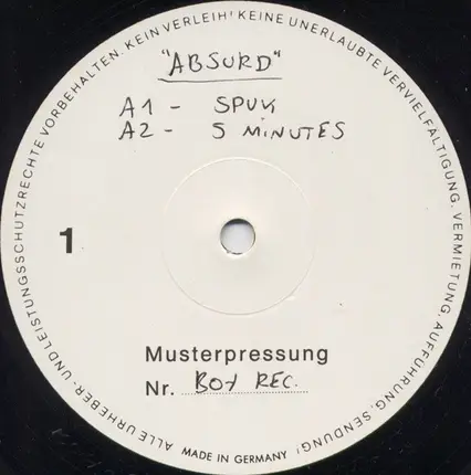 Absurd - 92 EP