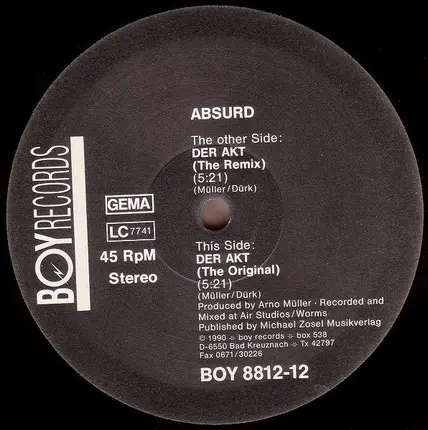 Absurd - Der Akt