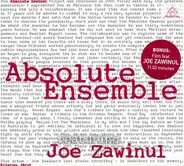 Absolute Ensemble Featuring Joe Zawinul - Absolute Zawinul