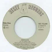 7inch Vinyl Single - Absolute - T.V. Glare