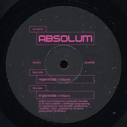 Absolum - Regenerate / D-Generate