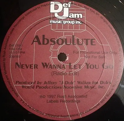 Absoulute - Never Wanna Let You Go