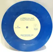 7inch Vinyl Single - Agnelli & Rave - Cowboy Flower Sessions - Blue Marble
