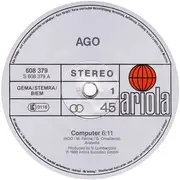 12inch Vinyl Single - Ago - Computer (In My Mind)