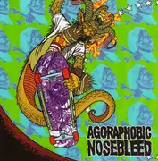 7inch Vinyl Single - Agoraphobic Nosebleed / Total Fucking Destruction - Frontside Nosegrind EP - Blue Vinyl