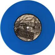 7inch Vinyl Single - Agoraphobic Nosebleed / Total Fucking Destruction - Frontside Nosegrind EP - Blue Vinyl