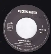 7inch Vinyl Single - Agatha de Co - Avion De Nuit