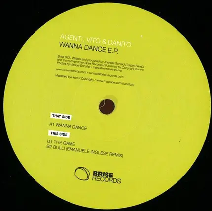 Agent!, Vito & Danito - Wanna Dance