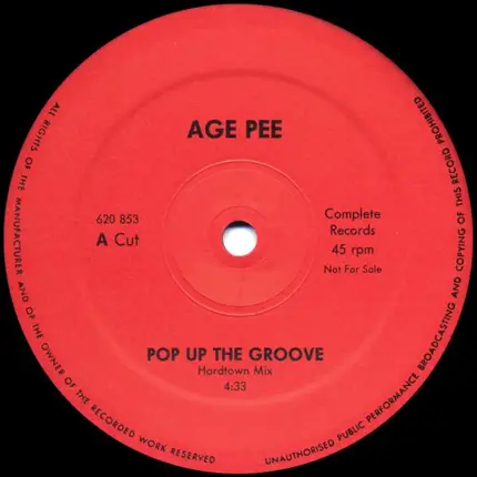 Age Pee - Pop Up The Groove