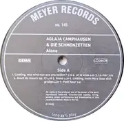 LP - Aglaja Camphausen & Die Schmonzetten - Alone - still sealed