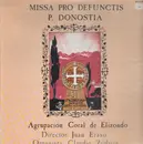 LP - Agrupacion Coral Elizondo - Missa Pro Defunctis P. Donostia - Gatefold