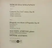 LP - Agustin Anievas , New Philharmonia Orchestra London - Sergej Rachmaninow, Klavierkonzert Nr.2 C-Moll Op.18,. Rhapsodie Uber Ein Thema Von Paganni Op.43, Agustin Anievas, Das Neue Philharmonia Orchestra London. Moshe Atzmon.