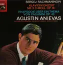 LP - Agustin Anievas , New Philharmonia Orchestra London - Sergej Rachmaninow, Klavierkonzert Nr.2 C-Moll Op.18,. Rhapsodie Uber Ein Thema Von Paganni Op.43, Agustin Anievas, Das Neue Philharmonia Orchestra London. Moshe Atzmon.