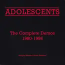 LP - Adolescents - The Complete Demos 1980-1986 - Transluscent Red Vinyl, Insert