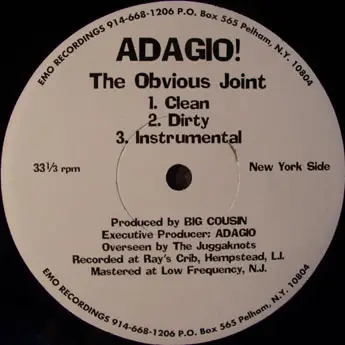 Adagio! - The Obvious Joint / Ass & Benefits