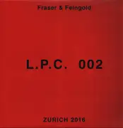 12inch Vinyl Single - Adam Feingold , Fraser - L.P.C. 002