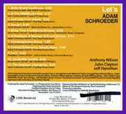 CD - Adam Schroeder - Let's - Digipak