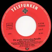 7inch Vinyl Single - Adam Und Die Micky's - Die Große Hitparaden-Parodie