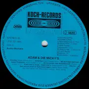 LP - Adam Und Die Micky's - Rauh, Aber Herzlich