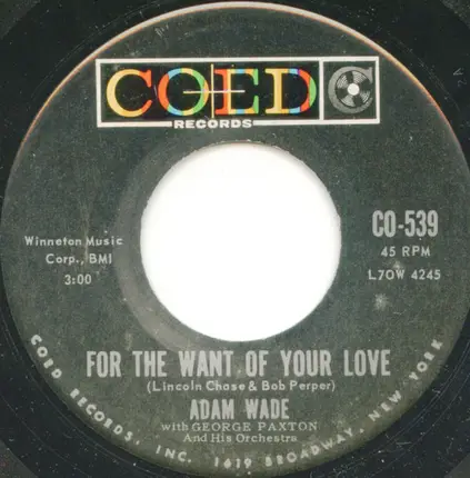 Adam Wade - In Pursuit Of Happiness