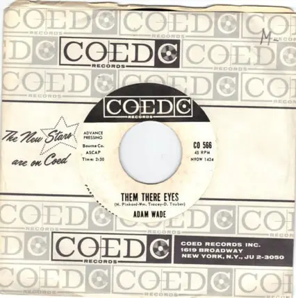 Adam Wade - Prisoner's Song / Them There Eyes