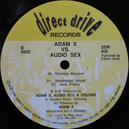 Adam X vs. Audiosex - Untitled