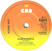 7'' - Adam Ant - Puss'N Boots - Paper Labels