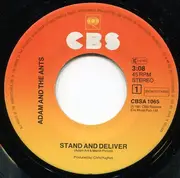 7'' - Adam And The Ants - Stand & Deliver!