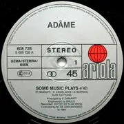 12inch Vinyl Single - Adâme - Some Music Plays