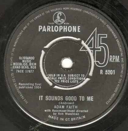 Adam Faith - A Message To Martha From Adam