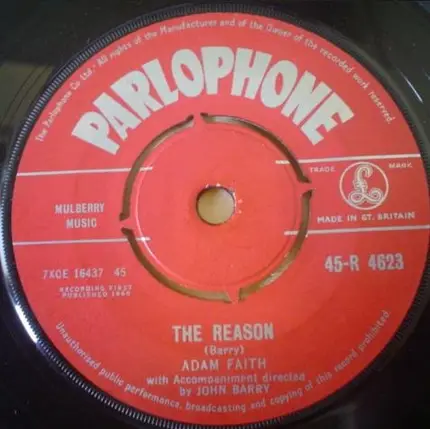Adam Faith - Poor Me