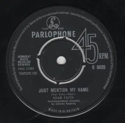 Adam Faith - Walkin' Tall