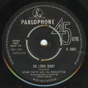 Adam Faith - So Long Baby