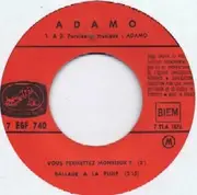 7inch Vinyl Single - Adamo - Vous Permettez, Monsieur ?
