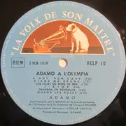 LP - Adamo - Adamo À L'Olympia