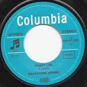 7inch Vinyl Single - Adamo - Crazy Lue / Mon Pays