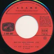 7inch Vinyl Single - Adamo - Elle Était Belle Pourtant - EP