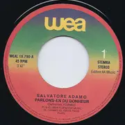 7inch Vinyl Single - Adamo - Parlons en du bohneur