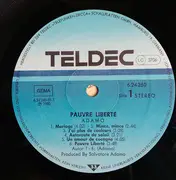 LP - Adamo - Pauvre Liberté