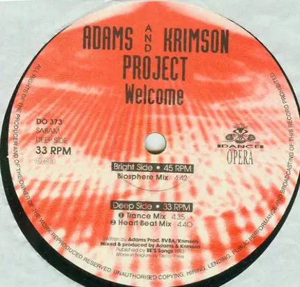 Adams & Krimson - Welcome