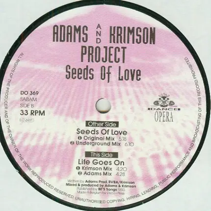 Adams And Krimson Project - Seeds Of Love
