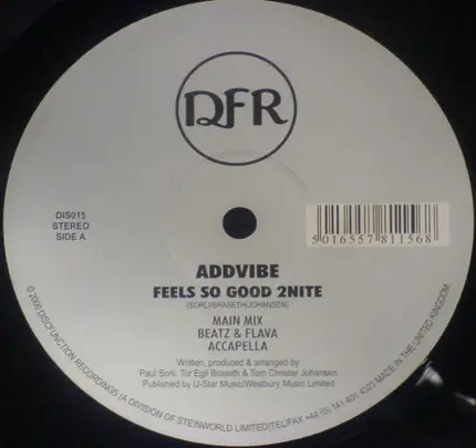 Addvibe - Feels So Good 2Nite