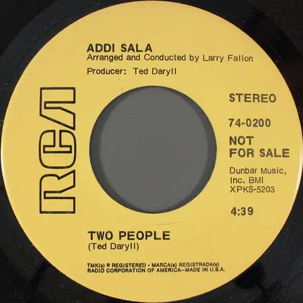 Addi Sala - I've Never Been Loved Like This Before
